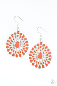 City Chateau - Orange Earring