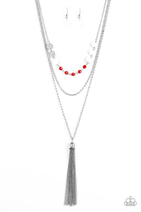 Celebration Of Chic - Red Necklace