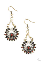 Load image into Gallery viewer, Cancun Can-Can - Brass Earring
