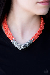 Brazilian Brilliance - Orange Necklace