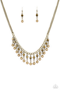 Pageant Queen - Brass Necklace