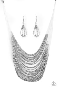 Catwalk Queen - Silver Necklace