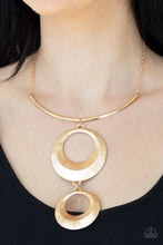 Load image into Gallery viewer, Egyptian Eclipse - Gold Necklace
