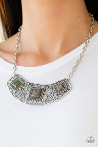 Feeling Inde-PENDANT - Green Necklace