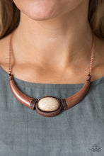 Load image into Gallery viewer, Cause A STEER - Copper Necklace
