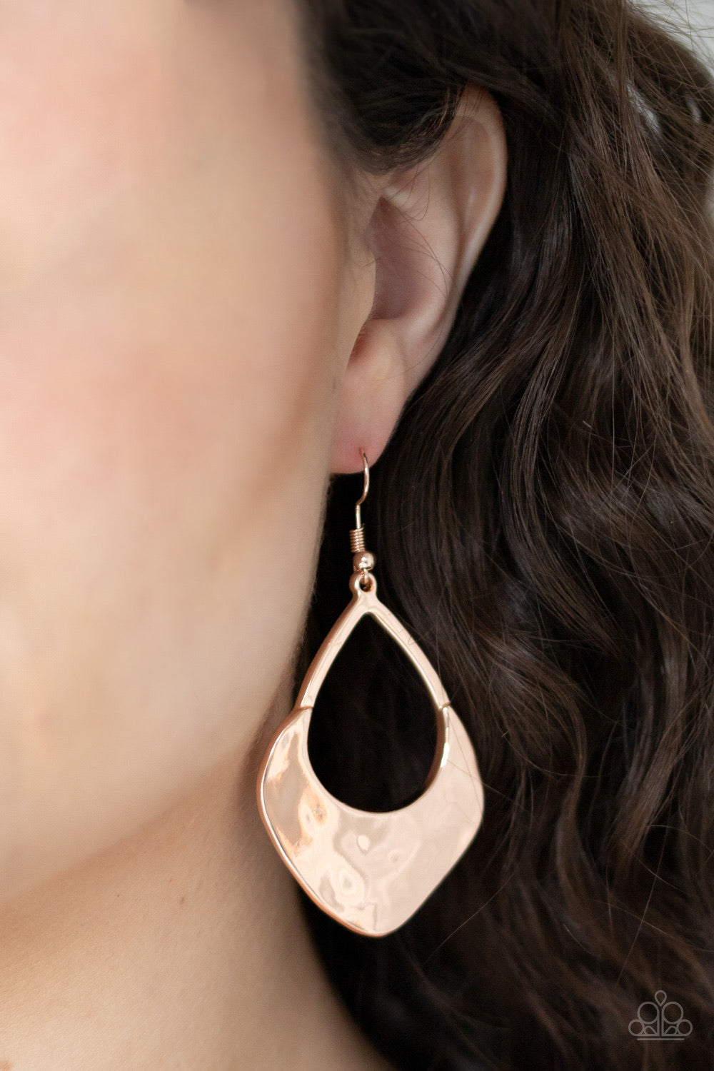 Dig Your Heels In - Rose Gold Earrings