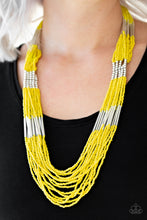 Load image into Gallery viewer, Let It BEAD - Yellow Necklace
