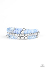 Load image into Gallery viewer, Sugary Shimmer - Blue Bracelet
