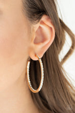 Load image into Gallery viewer, Comin Into Money - Gold Hoop Earring
