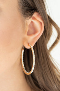 Comin Into Money - Gold Hoop Earring