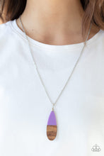 Load image into Gallery viewer, Going Overboard - Purple Necklace
