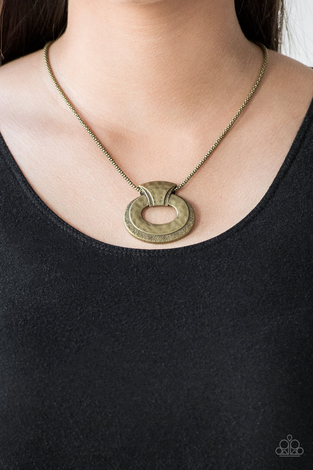 Retro Rebel - Brass Necklace