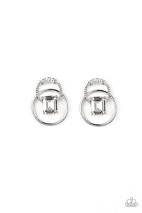 Dangerously Dapper - White Post Earring