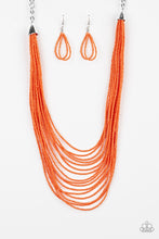 Load image into Gallery viewer, Peacefully Pacific - Orange Necklace
