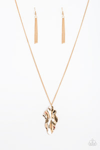 Fiercely Fall - Gold Necklace