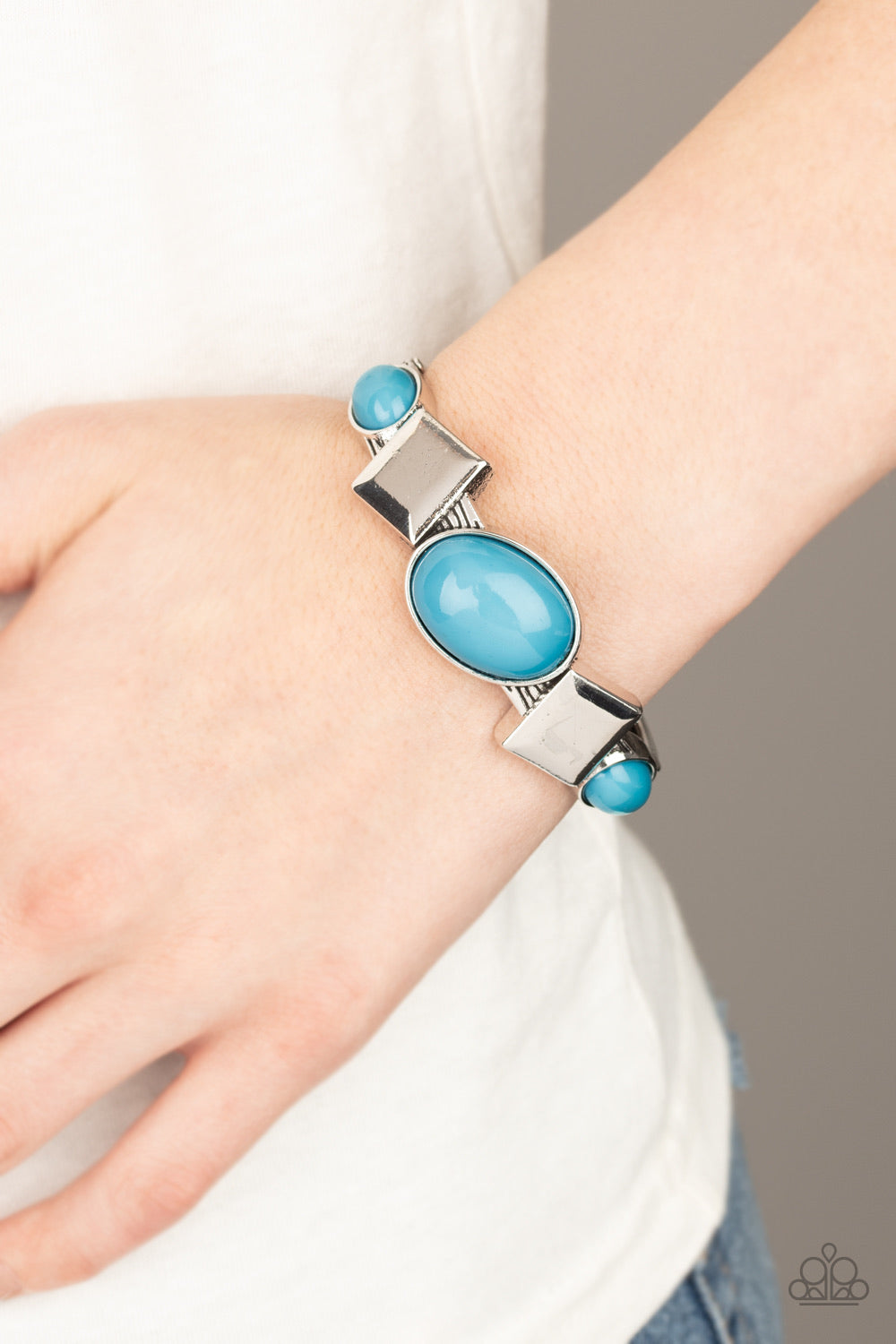 Abstract Appeal - Blue Bracelet