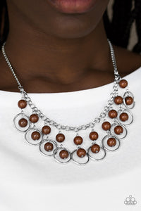 Really Rococo - Brown Necklace