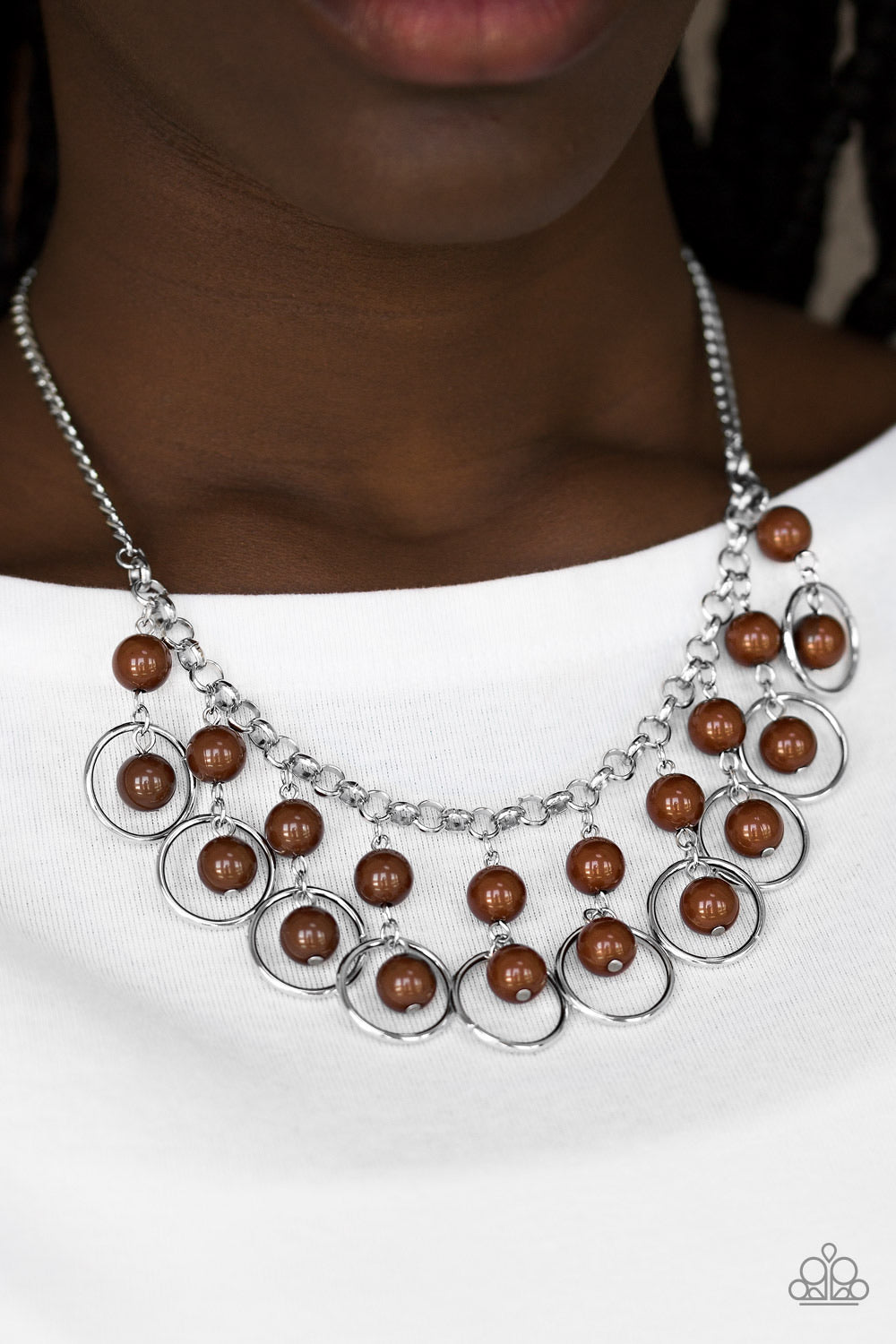 Really Rococo - Brown Necklace