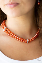 Load image into Gallery viewer, Put On Your Party Dress - Orange Necklace
