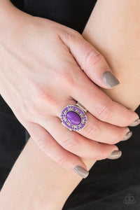 Colorfully Rustic - Purple Ring