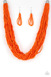 The Show Must CONGO On! - Orange Necklace