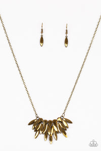 Crowning Moment - Brass Necklace