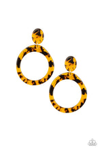 Load image into Gallery viewer, Fish Out Of Water - Yellow Earring
