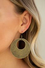 Load image into Gallery viewer, Dotted Delicacy - Brass Earrings
