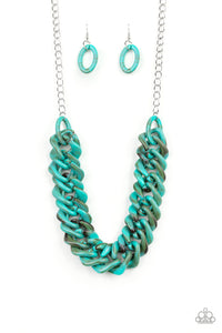 Comin In HAUTE - Blue Necklace