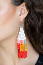 Load image into Gallery viewer, Beaded Boho - White Earring
