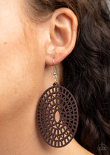 Load image into Gallery viewer, Tropical Retreat - Brown Earring
