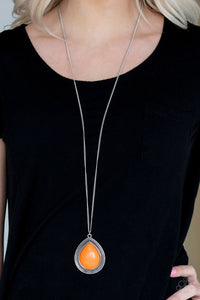 Chroma Courageous - Orange Necklace