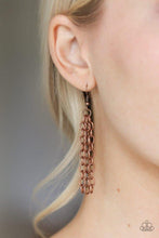 Load image into Gallery viewer, Ready To Pounce - Copper Necklace
