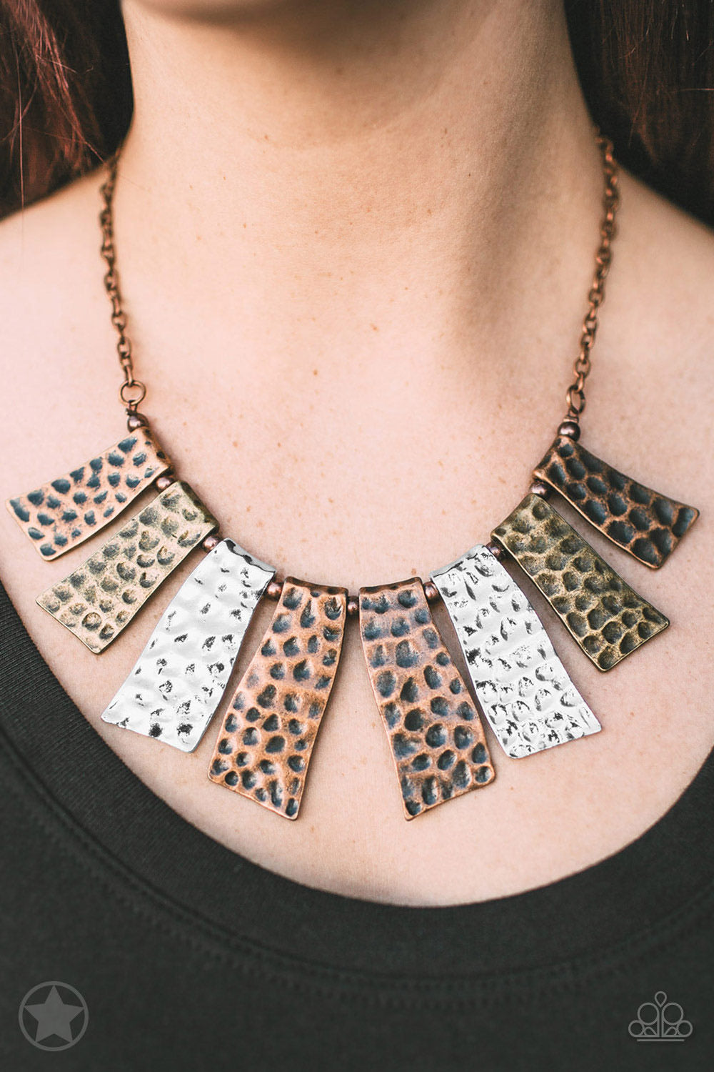 A Fan Of The Tribe - Multi Necklace