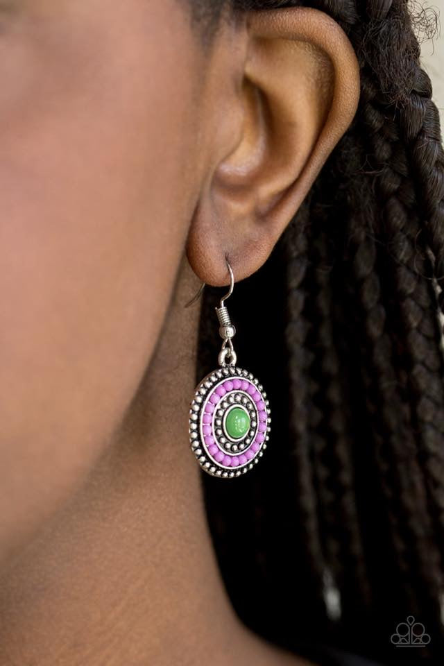 Rainbow Riviera - Purple Earring