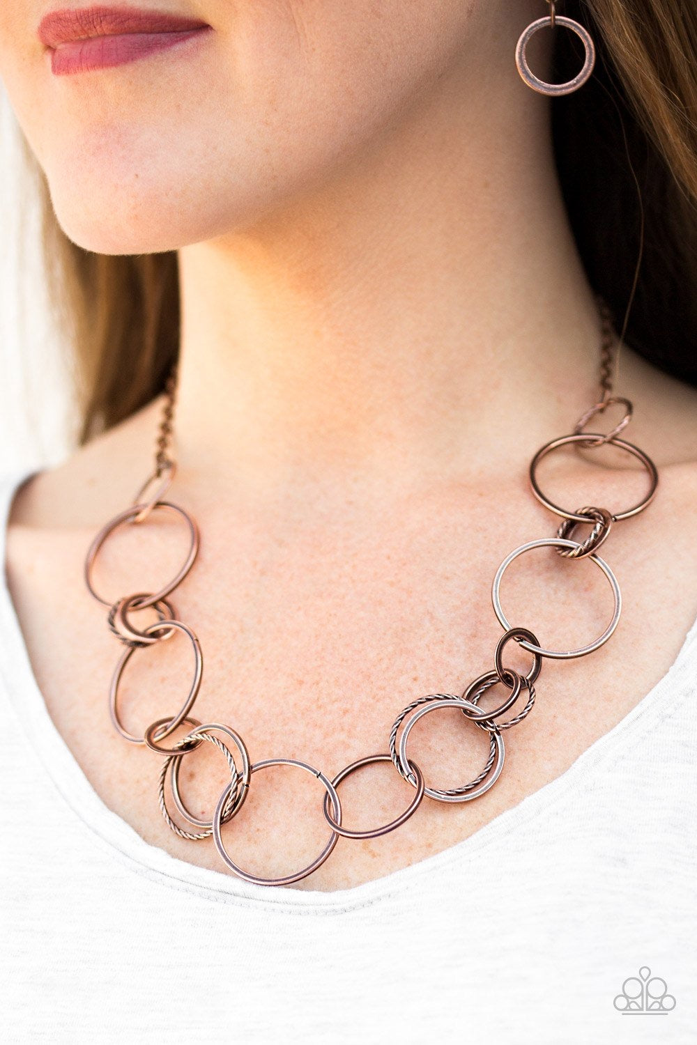 Follow The RINGLEADER - Copper Necklace