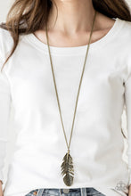 Load image into Gallery viewer, Free Bird - Brass Necklace
