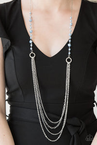 Contemporary Cadence - Blue Necklace