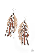 Load image into Gallery viewer, Untamable - Brown Earring
