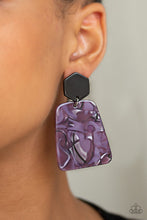 Load image into Gallery viewer, Majestic Mariner - Purple Earrings
