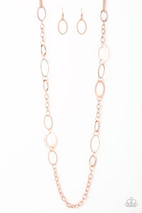 Chain Cadence - Rose Gold Necklace