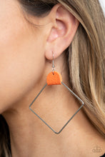 Load image into Gallery viewer, Friends Of A LEATHER - Orange Earring
