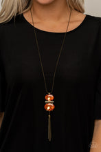 Load image into Gallery viewer, Runway Rival - Orange Necklace
