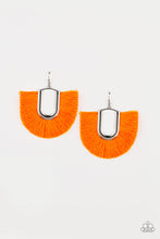 Load image into Gallery viewer, Tassel Tropicana - Orange Earrings
