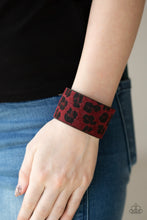 Load image into Gallery viewer, Cheetah Cabana - Red Urban Bracelet
