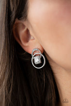 Load image into Gallery viewer, Dangerously Dapper - White Post Earring
