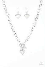 Load image into Gallery viewer, Harvard Hearts - White Necklace
