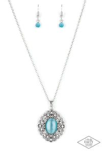 Heart Of Glace - Blue Necklace