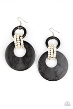 Load image into Gallery viewer, Beach Day Drama - Black Earring
