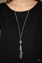 Load image into Gallery viewer, Fringe Flavor - Blue Necklace
